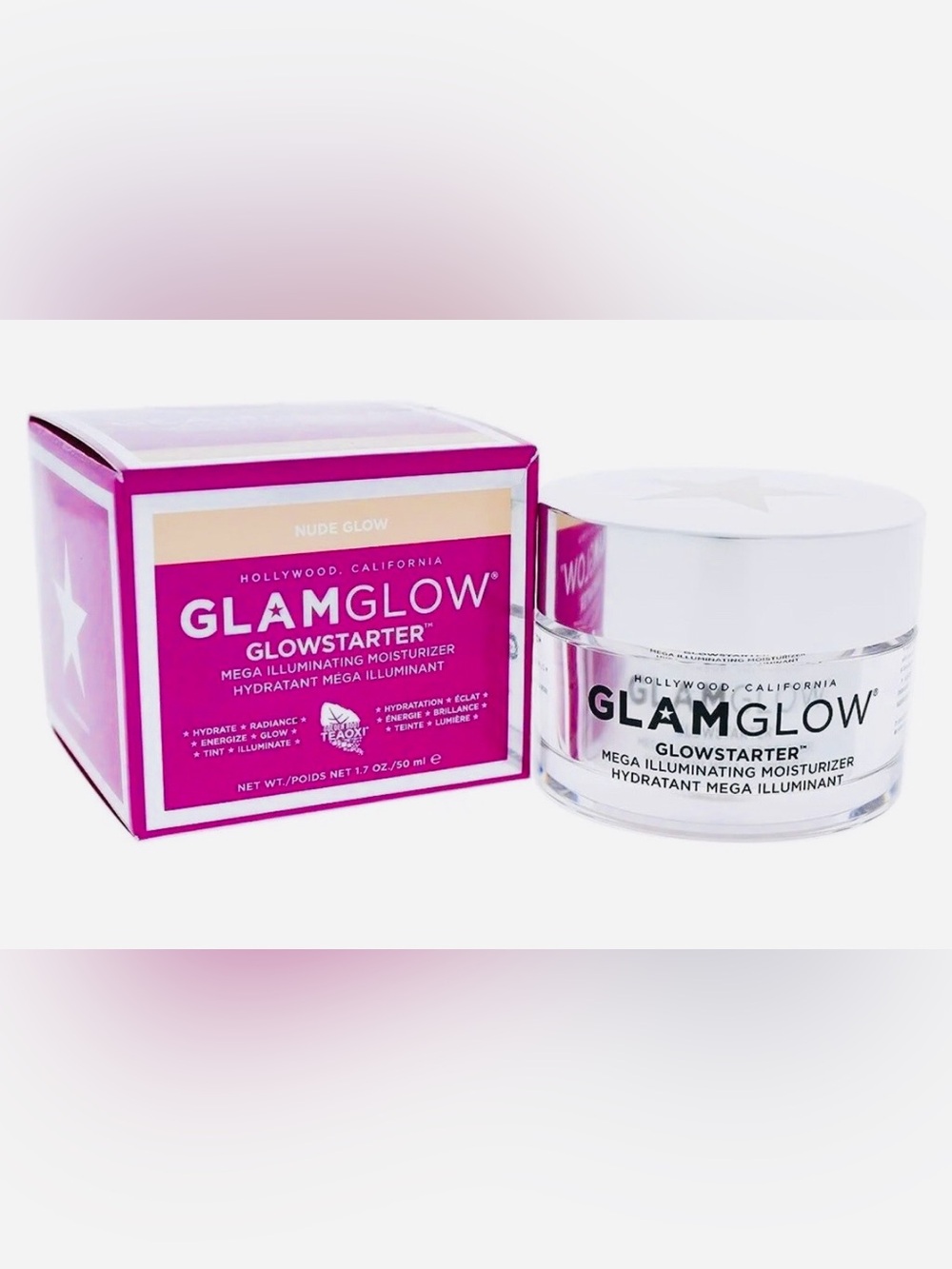 GLAMGLOW Glowstarter Mega Illuminating Moisturizer - Pink & White
